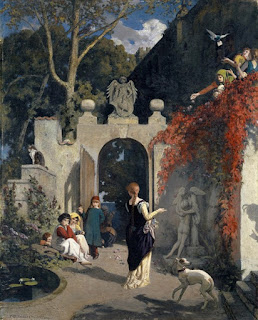 The Garden of Love (1887) Ernst Stückelberg (Swiss, 1831 – 1903)