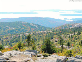 Vistas desde Mount Cadillac en el Parque Nacional de Acadia, Maine 