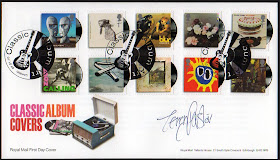 Classic Album Covers FDC signed by Terry Pastor.