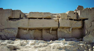 Limestone quarries in the Nile Valley