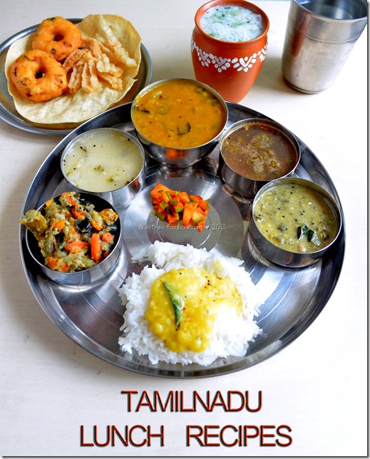 Tamilnadu Lunch Menu 2 South Indian Lunch Menu Ideas Chitra S Food Book