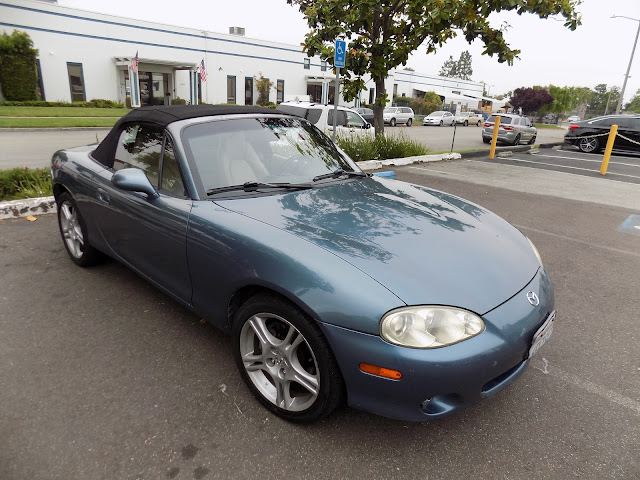 2005 Mazda Miata- Before the repaint at Almost Everything Autobody
