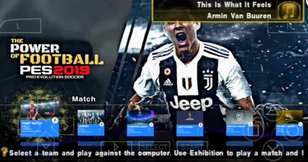  Download Latest PES 2019 2020 PPSSPP ISO file For Android