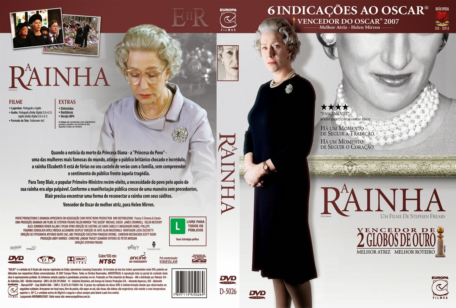 Capa DVD A Rainha