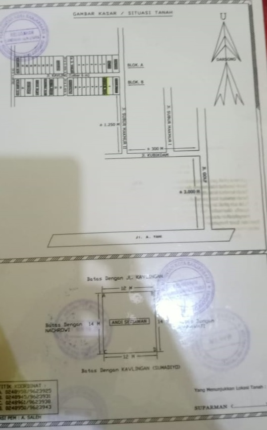 Tanah Pribadi 100% Siap Bangun Dekat Bandara