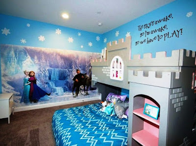 dekorasi kamar tidur frozen terbaru