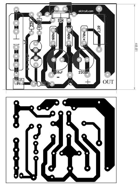 PCB LAYOUT TDA2050