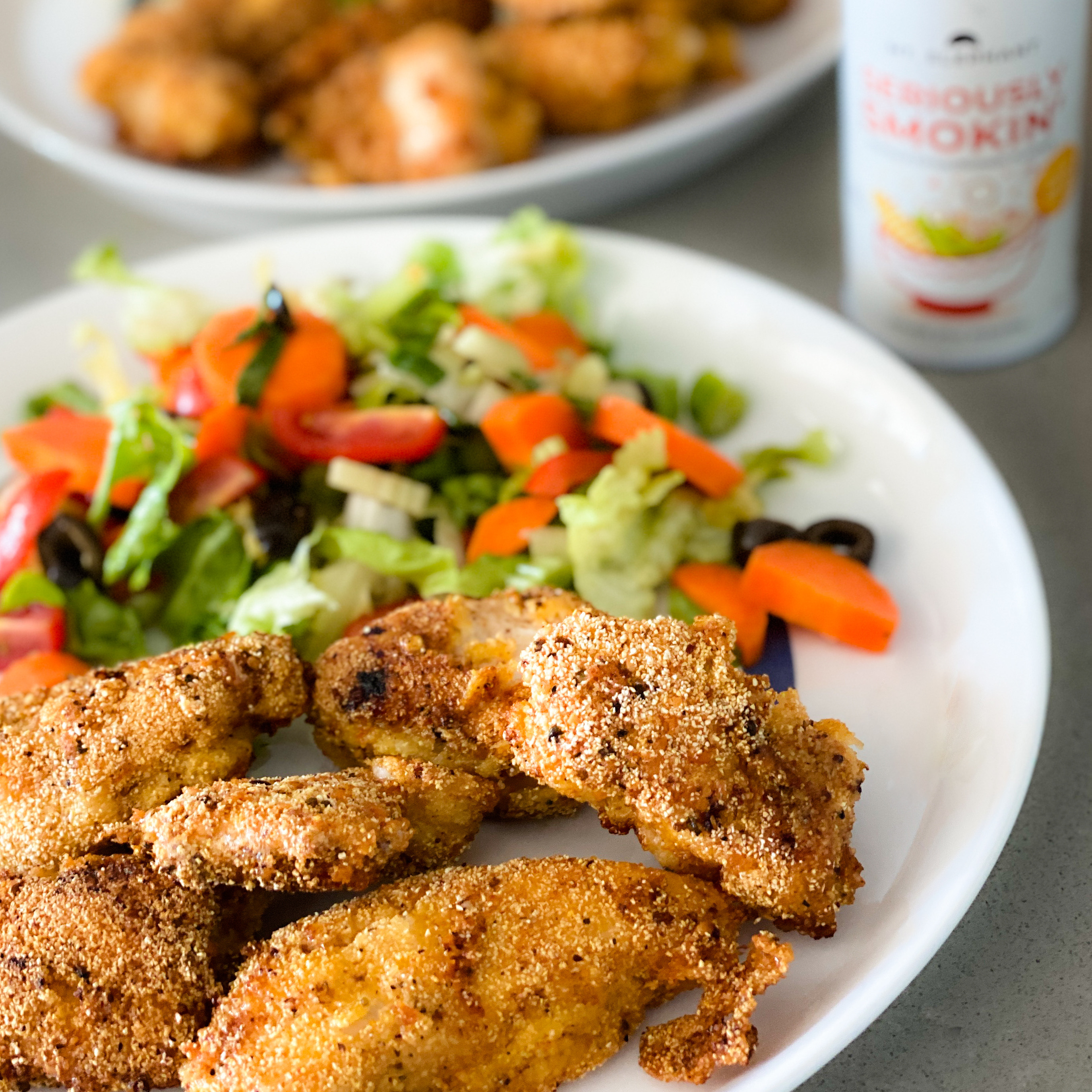 Recipe Polenta-Crusted Fried Chicken With A Kick