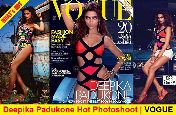 Hot Deepika Padukone Real HD Photoshoot from Vogue Magazine Cover June 2012