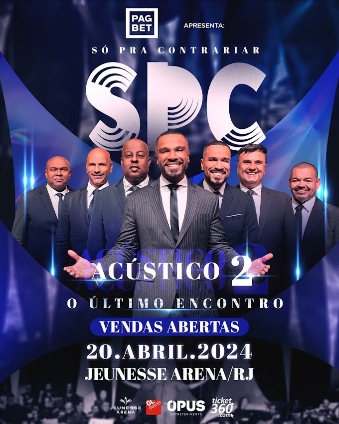 20/04/2024 Show do Só Pra Contrariar no Rio de Janeiro [Farmasi Arena]