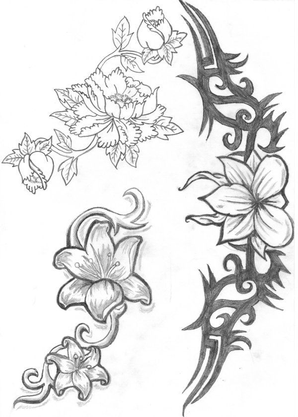 flower tattoo designs flower tattoo designs