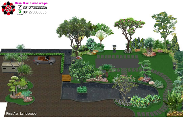 Risa Asri Landscape - Galeri Desain 3D