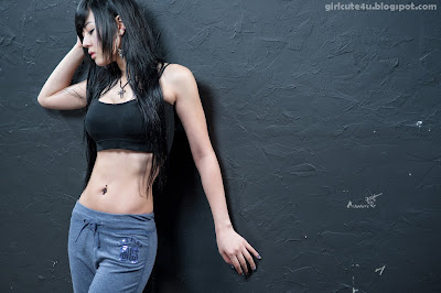 Casual-Hwang-Mi-Hee-very cute asian girl-girlcute4u.blogspot.com