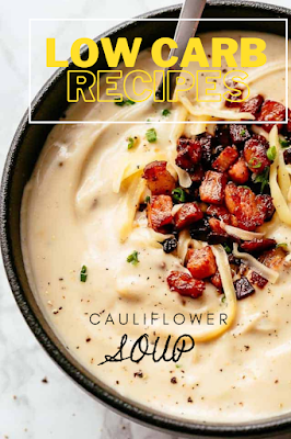 CAULIFLOWER SOUP (LOW CARB RECIPE)