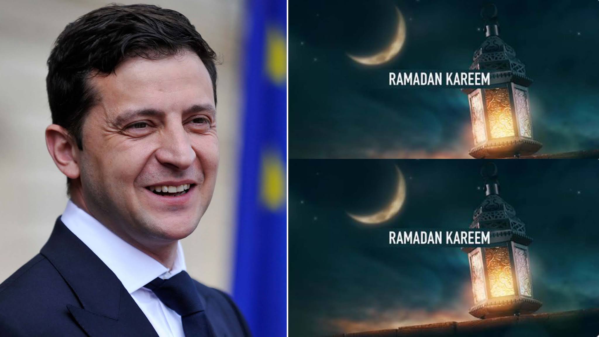 Ukrainian president felicitate Muslims on advent of Ramazan