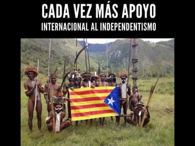 cada vez más apoyo internacional al independentismo catalán