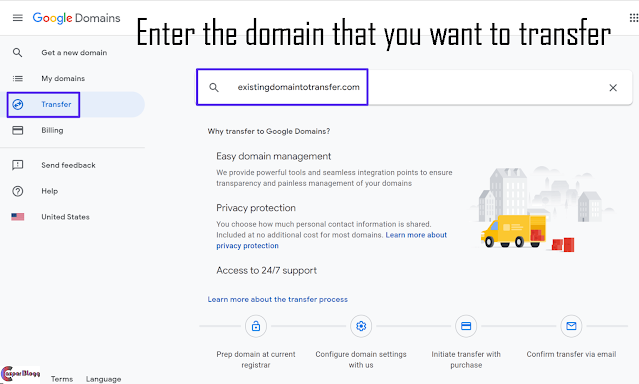 How to Transfer a Domain Name to Google Domains