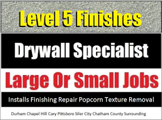 Drywall Sub Hangers Finishers Popcorn Removal Pinehurst NC