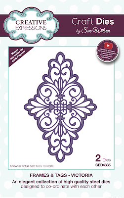 Creative Expressions Frames and Tags Collection Victoria Dies CED4335