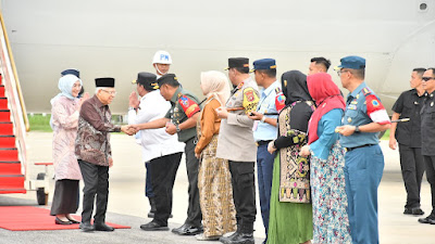 Pangdam XIV/Hasanuddin Laksanakan PAM VVIP Kunker Wapres R.I. di Kendari Sultra