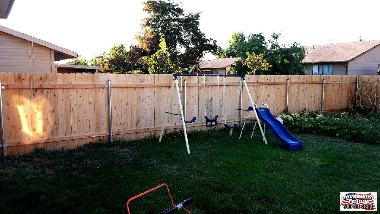 Fence - Backyard Wood Fence