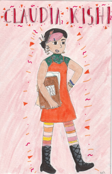 Fanart of Claudia Kishi from the Baby-Sitters Club