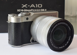 Jual Kamera Mirrorless Fujifilm X-A10 Fullset