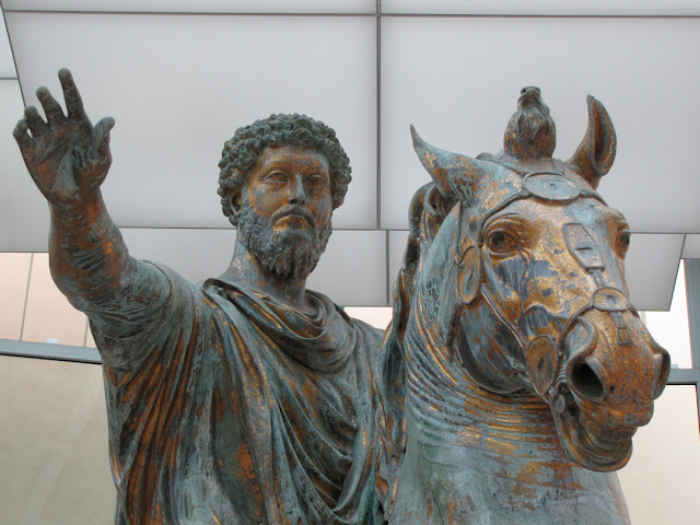 Equestrian Statue of Marcus Aurelius, Palazzo dei Conservatori, Musei Capitolini, Capitoline Museums, Rome