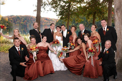 Fall Wedding Photos on Fun Shots With The Wedding Party The Colors Were Amazing