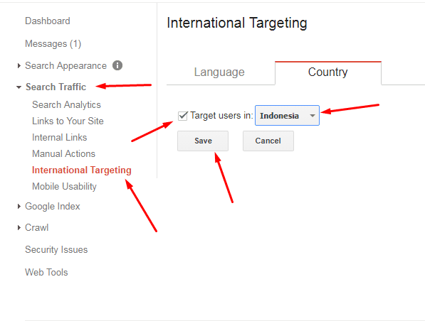 Target Visitor Cara Menentukan Target Visitor/Pengunjung Negara Luar Untuk Blog Bule Melalui Webmaster Tool