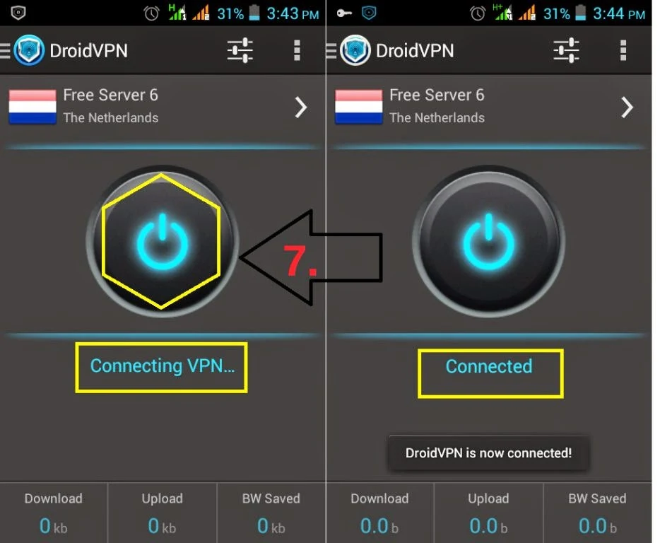 NKWorld4U DroidVPN airtel free internet trick