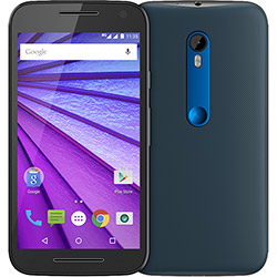 Smartphone Motorola Moto G 3ª Geração Edição Especial Azul Navy Dual Chip Desbloqueado