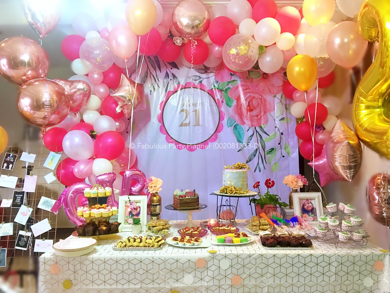 Fabulous Party Planner 002081333 D Event N Kids Party Planner Kuala Lumpur Selangor Malaysia Rose Gold 21st Birthday Party For Rosshini