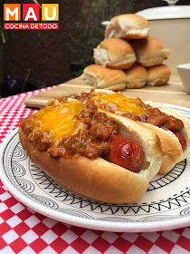 chili dogs beans con carne delicioso para piñata los mejores estilo monterrey