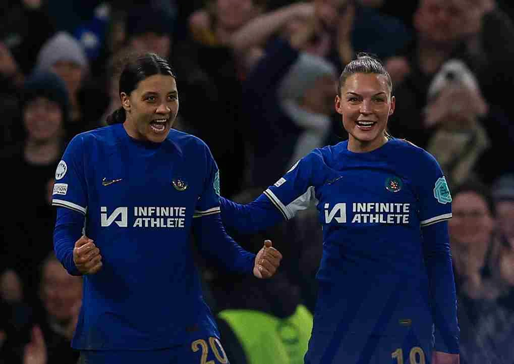 Sam Kerr scores Hat-Trick as Chelsea Women beat Paris FC 4-1 in UWCL