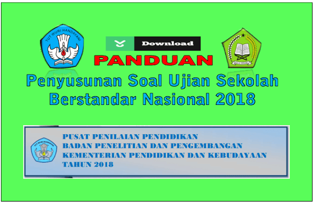 Download Panduan Penyusunan Soal USBN Tahun 2018