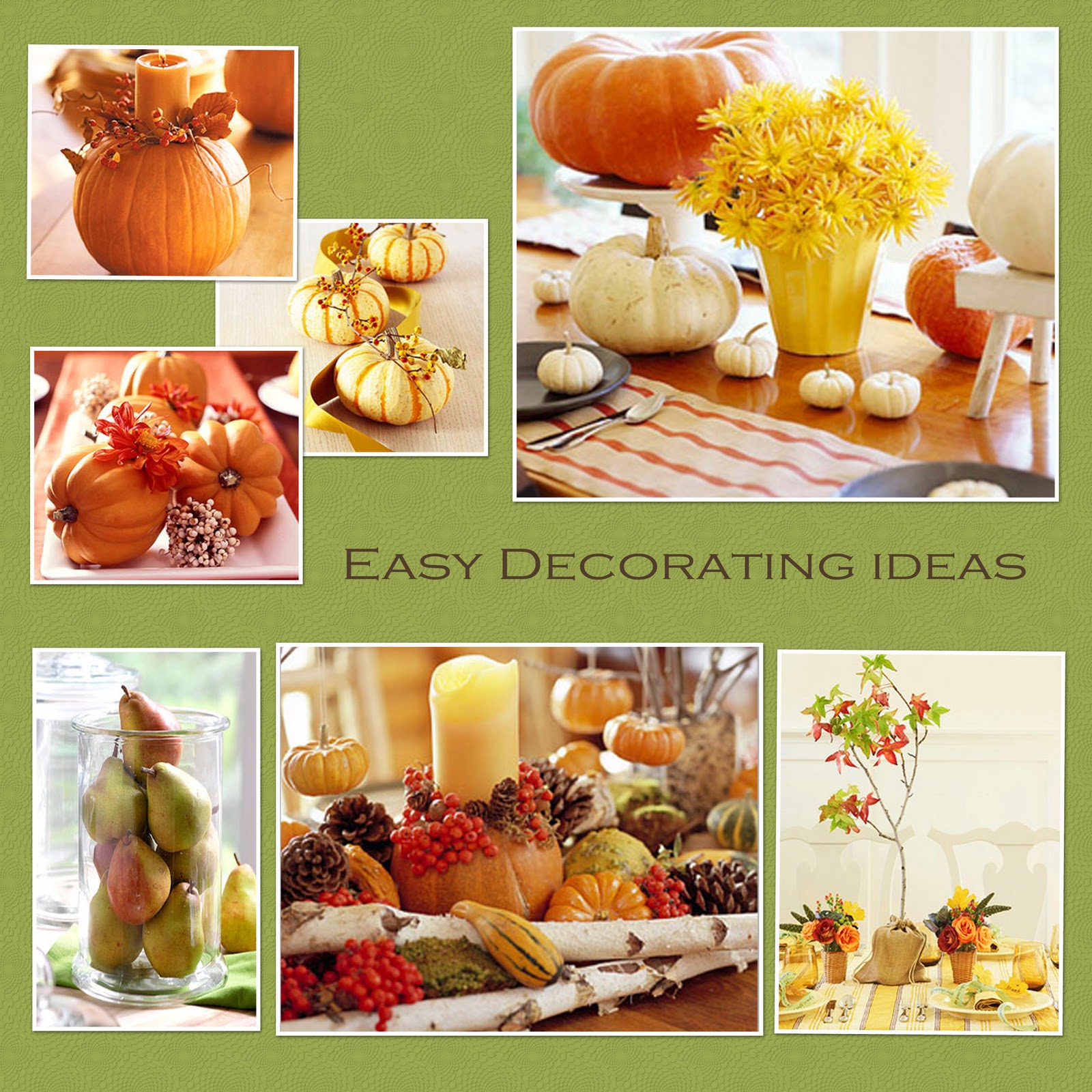 Birthday Party Blog: Easy Thanksgiving Decorating Ideas