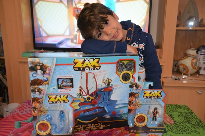 Jugando con Chaos, el barco de Zak Storm de Bandai