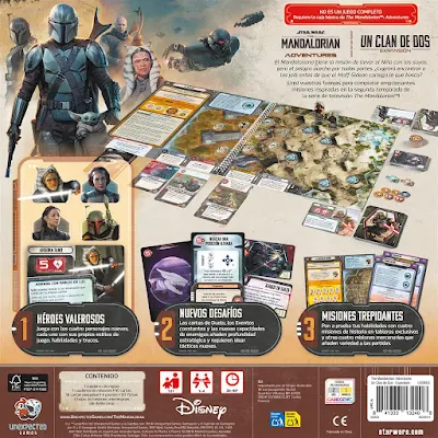 Expansión Un clan de dos para The Mandalorian Adventures, con nuevas misiones y narrativa inspirada en la segunda temporada.