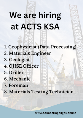 We are hiring at ACTS KSA