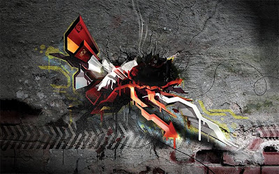 graffiti 3d,graffiti photoshop