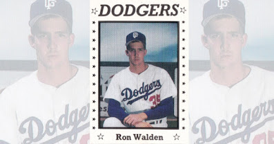 Ron Walden 1990 Great Falls Dodgers card