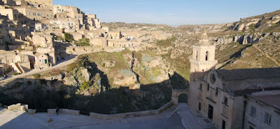 La Iglesia de S. Pietro Caveoso desde la Iglesia de Santa Maria di Idris.