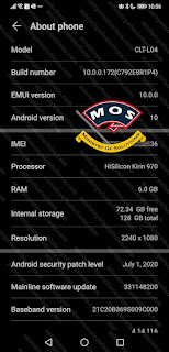 Huawei P20 Pro CLT-L04 EMUI 12 Update Convert to CLT-L09 Proof 2