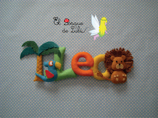 nombre-fieltro-Leo-leó-elbosquedelulu-decoración-infantil-name-banner-felt-feltro-baby-room-decoration-kids-regalo-personalizado-nacimiento