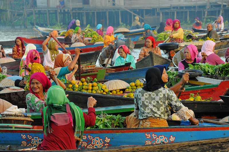 Lok Baintan Floating Market, South Kalimantan, Indonesia