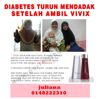 Testimoni vivix diabetes