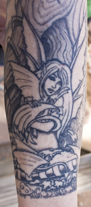 Cute Fairy Tattoos Arm Tattoo Pictures Especially Fairy Tattoo Designs With 