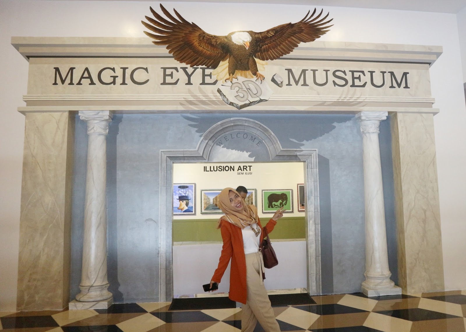 Menikmati Wisata Seni 3D Art Magic Eye Museum Kawasan Bandara