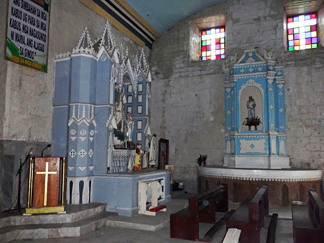 minor altars at the right-side semi-transept of Sto Nino De Malitbog or Holy Child of Malitbog Parish Church